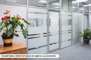 Тонировка перегородок в офисе