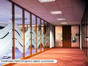 Тонировка перегородок в офисе
